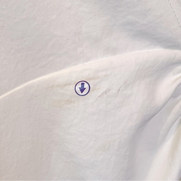 NWT Sandro Albi ruched crepe mini dress—w make up marks at waist - Picture 6 of 7